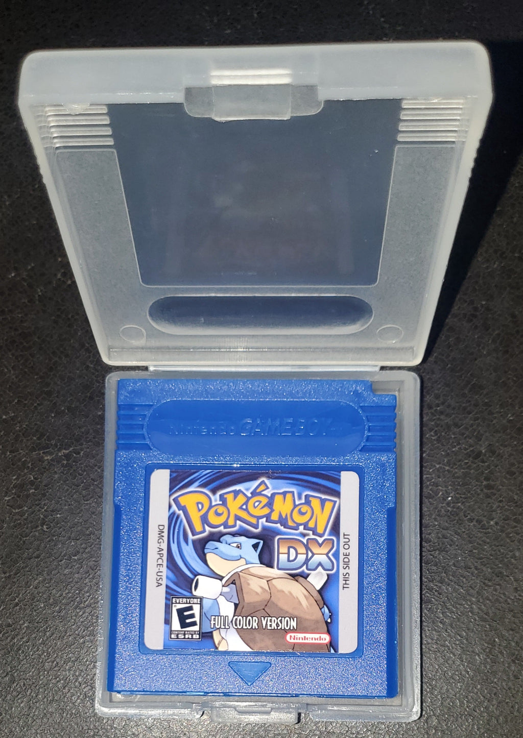 Pokemon Blue DX GBC Video Game Cartridge Gameboy Color ROM Hack