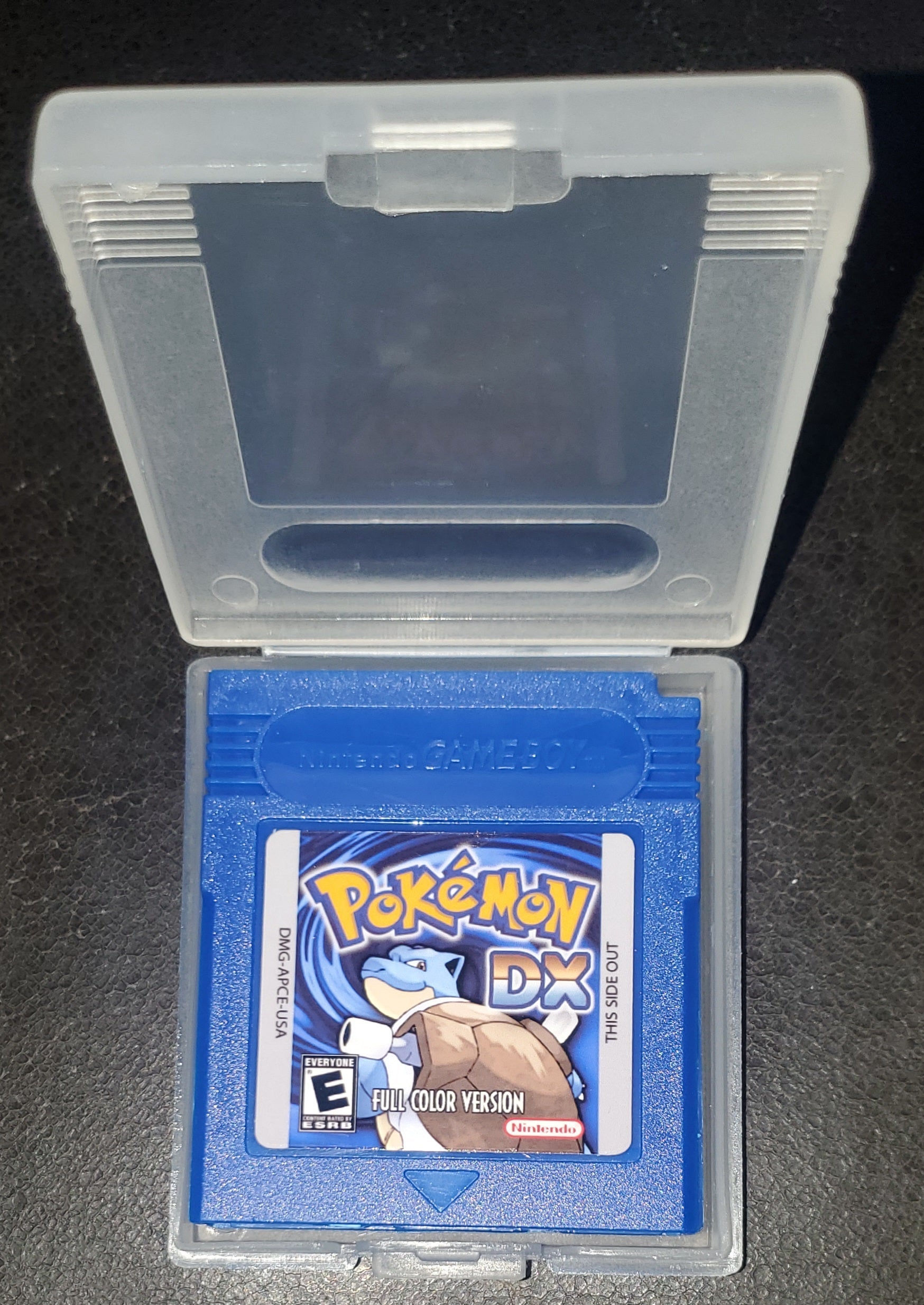 Pokemon Blue DX GBC Video Game Cartridge Gameboy Color ROM Hack