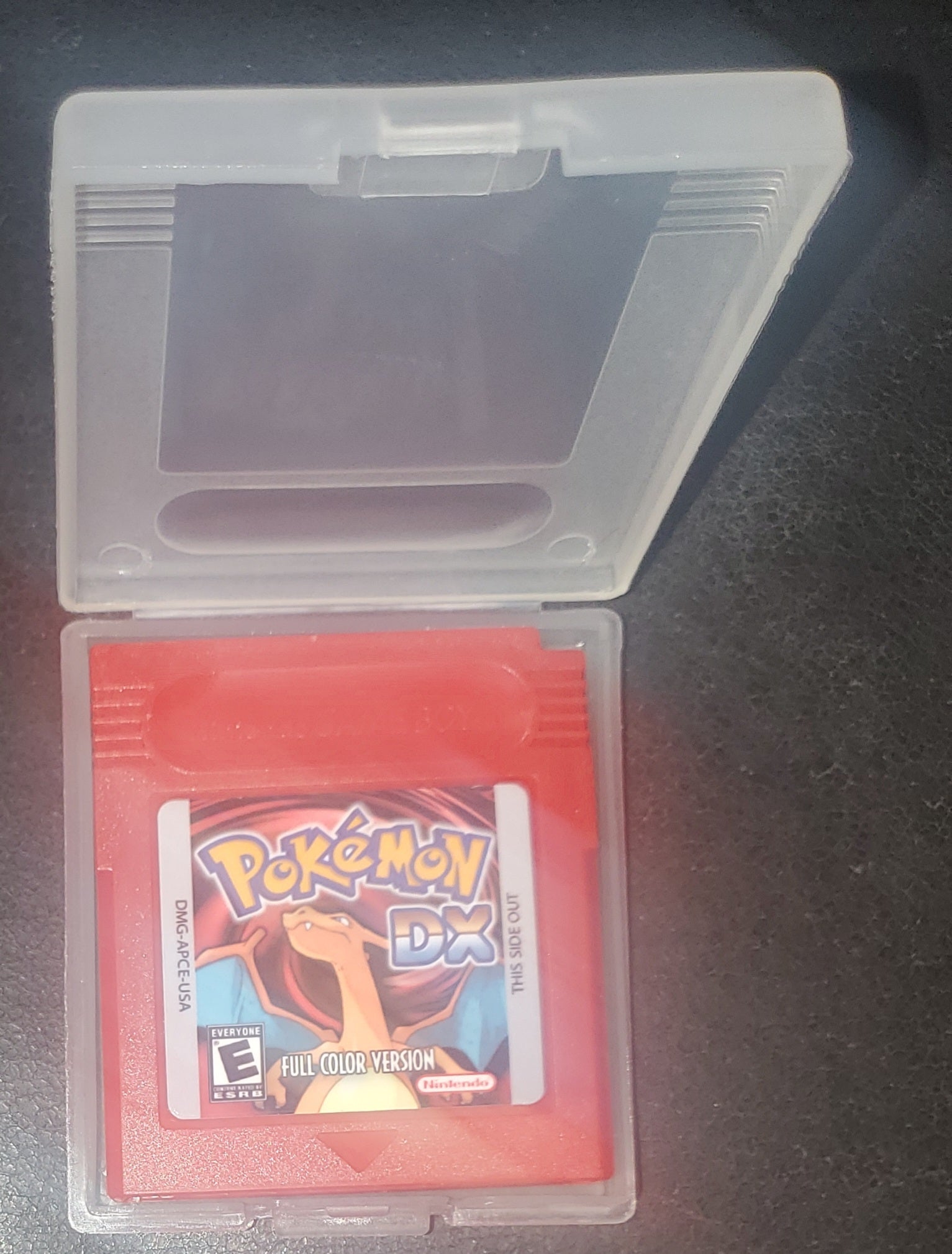 Pokemon Red DX GBC Video Game Cartridge Gameboy Color ROM Hack