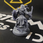 Blackcrag Mountain Orc - Sculpt Option D (Female Orc Barbarian) - With Hair / Bow / Sword