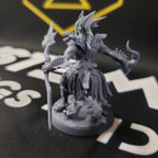 High-Tide Jurakin Mirmidon: Sculpt F (Female Merfolk Warrior) - With Helmet / Staff / Spell
