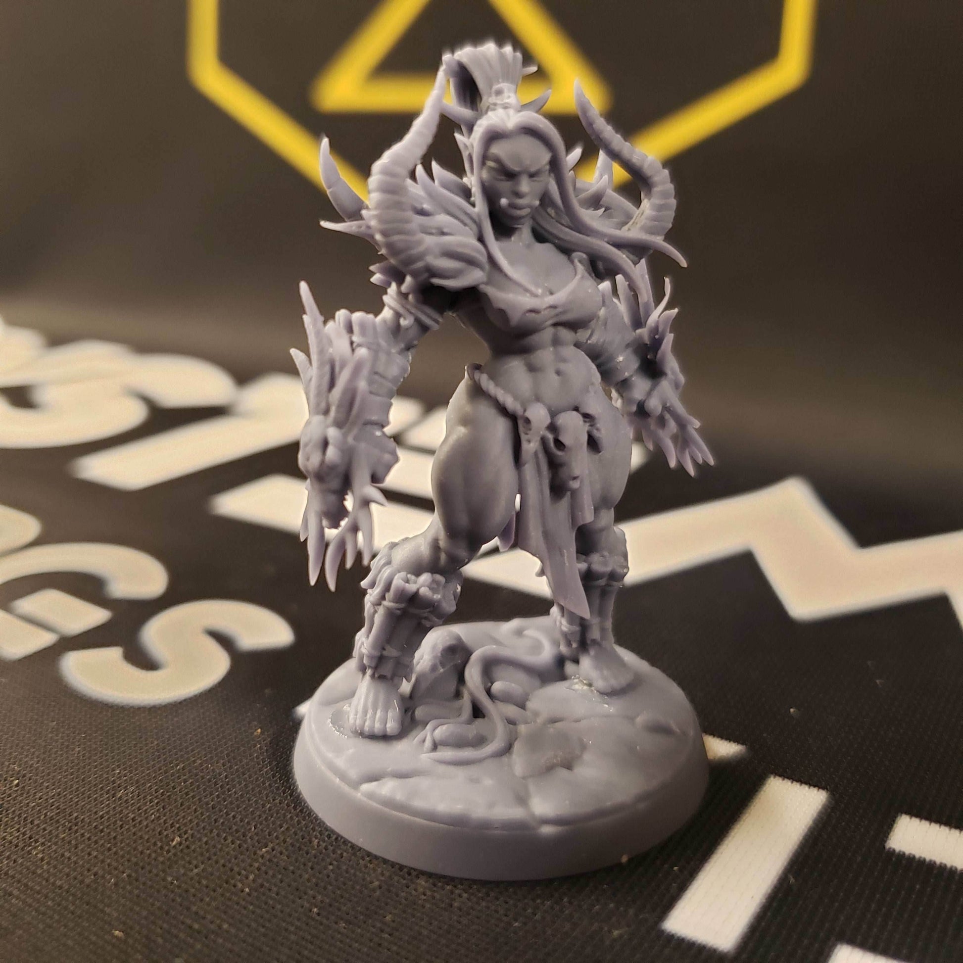 Vesdra, Blackcrag Shaman (Female Orc Cleric Hero) - 