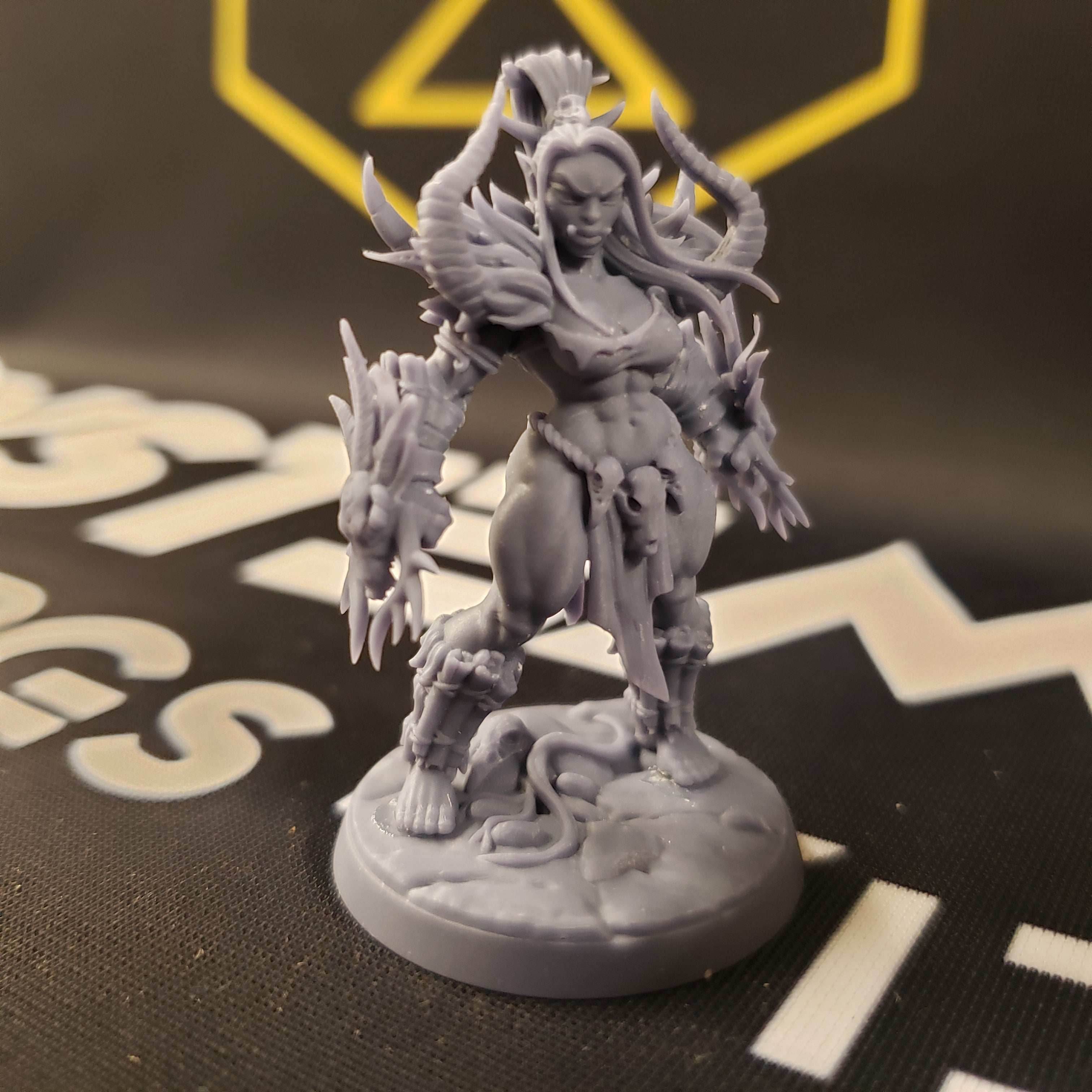 Vesdra, Blackcrag Shaman (Female Orc Cleric Hero) - 