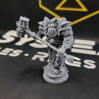 Hadrian, the Iron Colossal (Male Warforged Barbarian) - 32mm Scale
