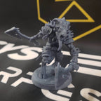 Gobor Warrior - Sculpt C (Male Capra Fighter) - With Helmet / Axe / Axe