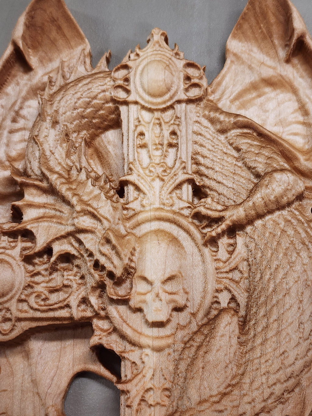 Dragon Skull Cross