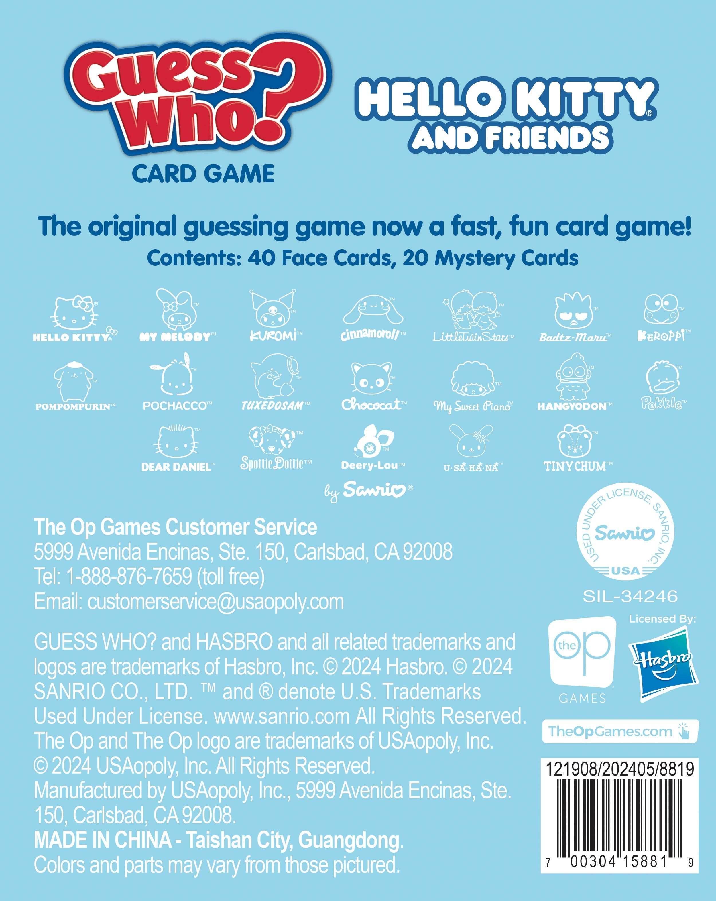 GUESS WHO? Card Game: Hello Kitty and Friends - 