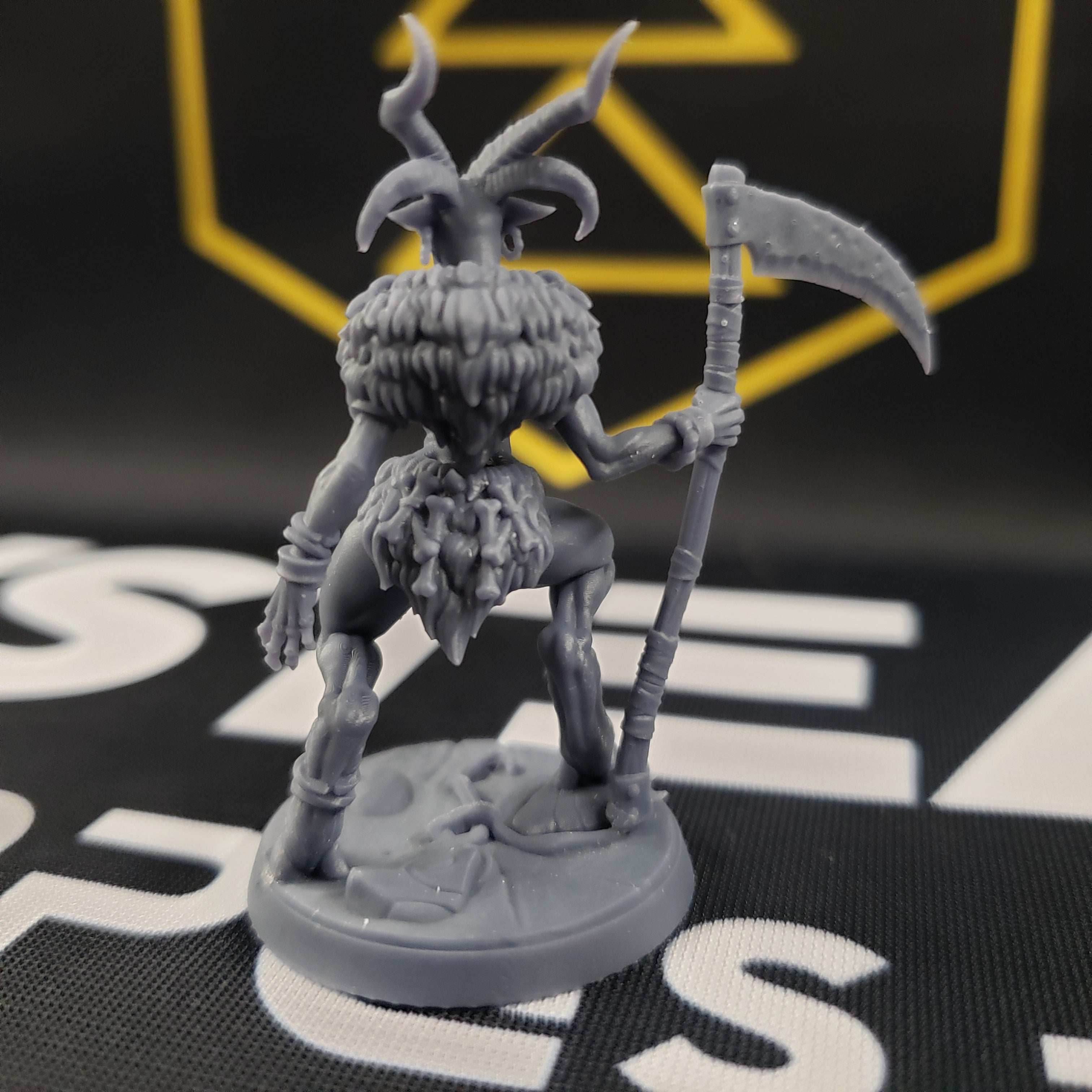 Kzara, Gobor Priestess (Female Capra Cleric) - With Wrap