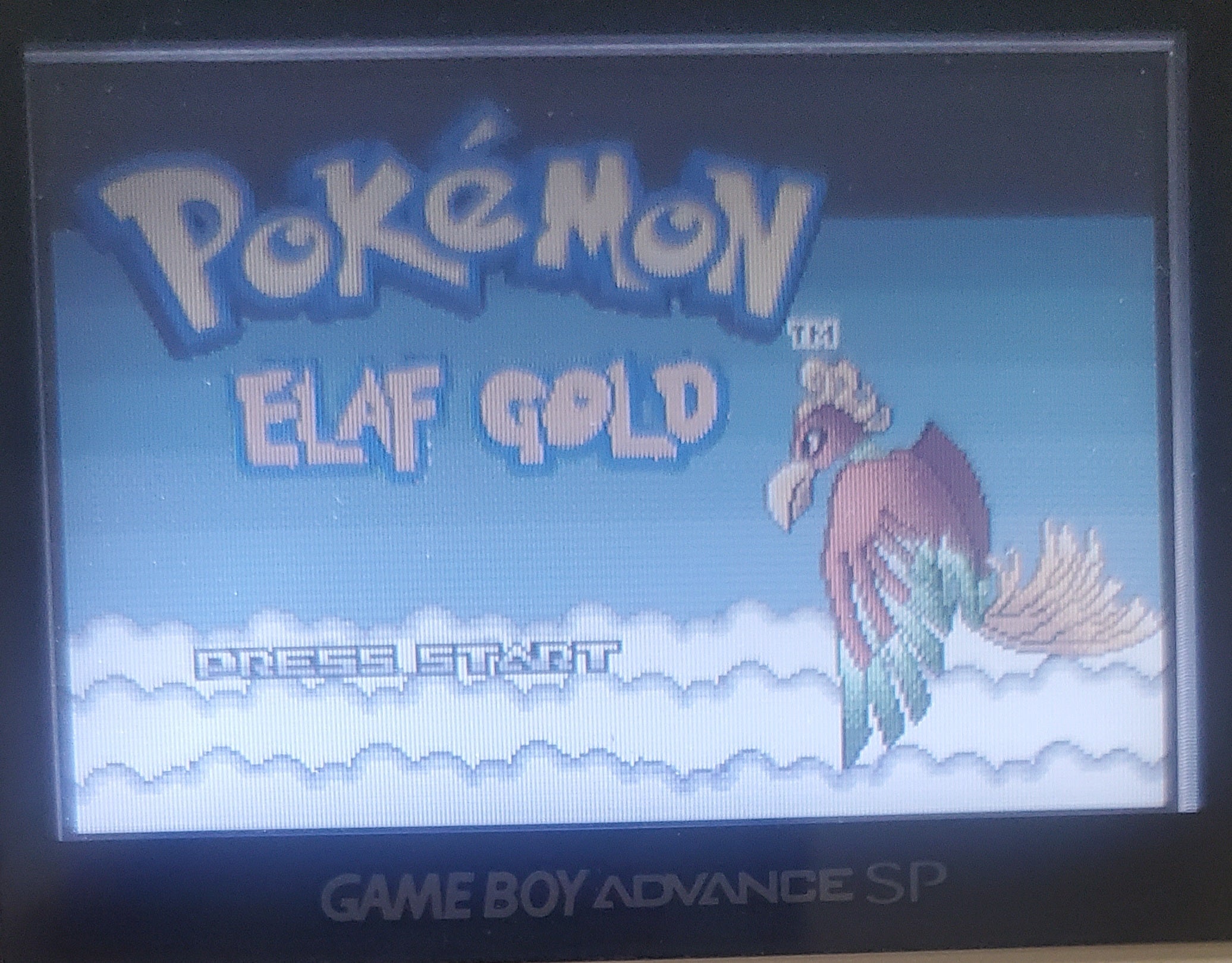 Pokemon Elaf Gold GBA Custom Pokemon ROM Hack Video Game Boy Advance