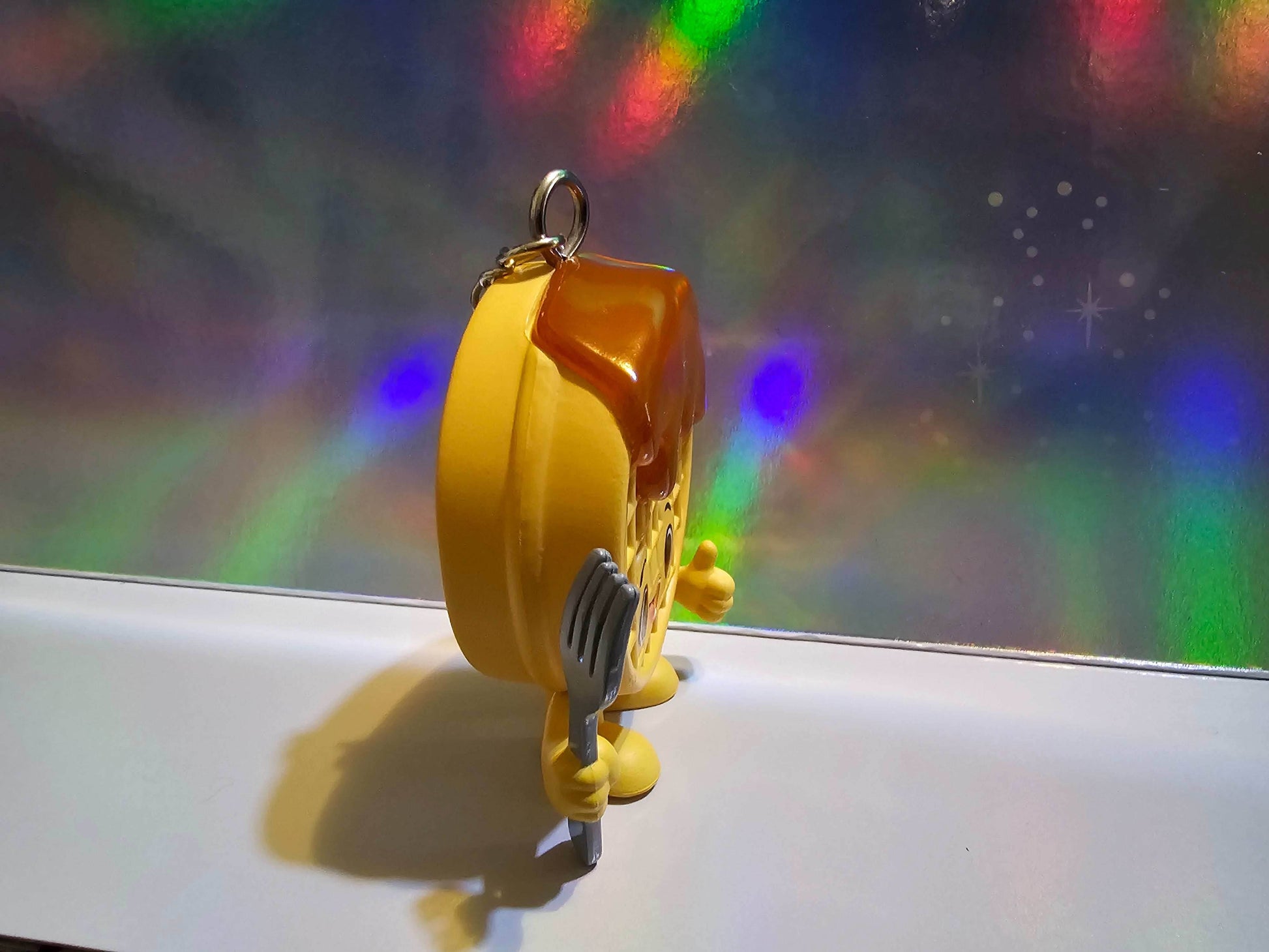 Eggo the waffle keychain - 