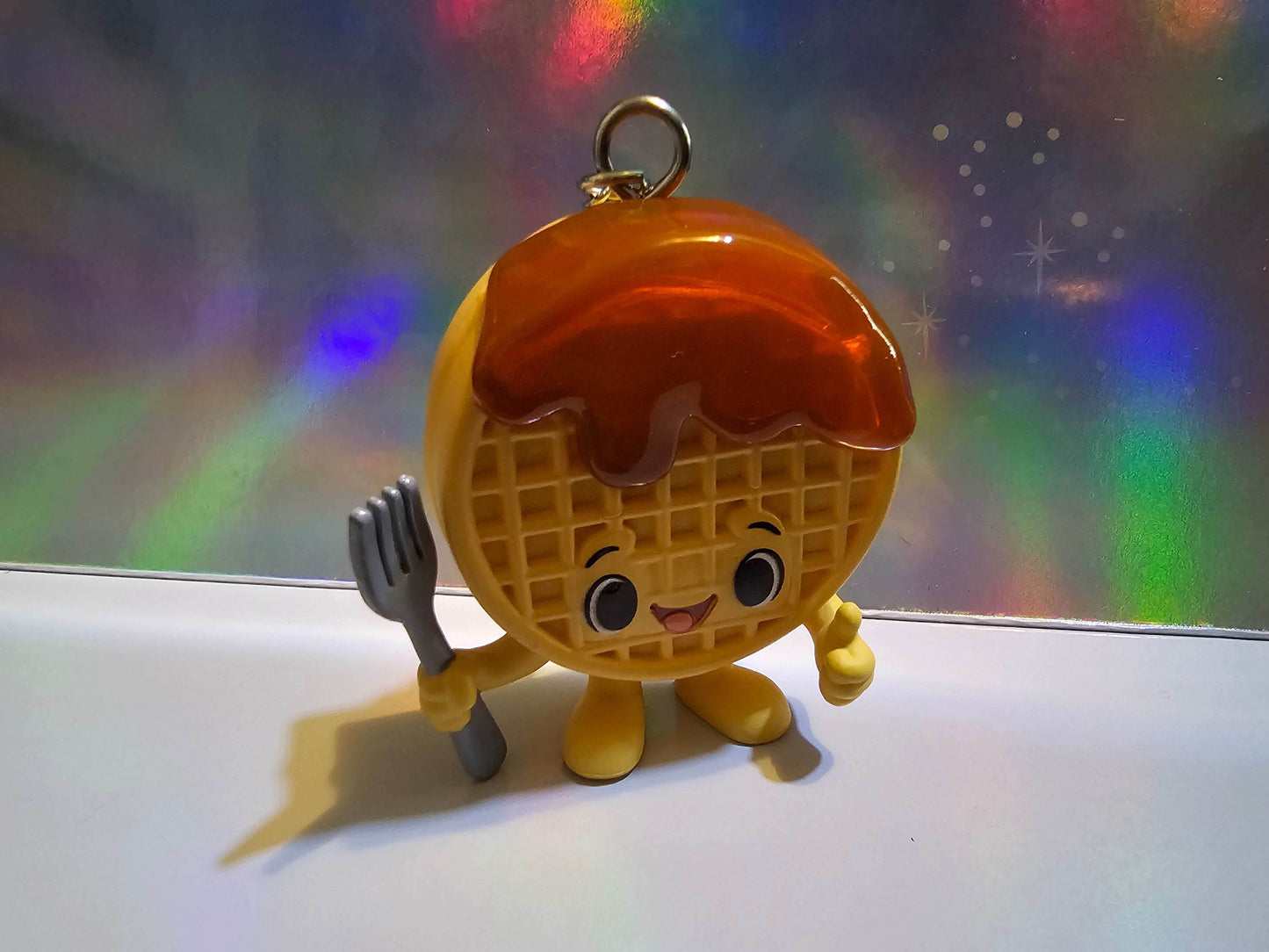 Eggo the waffle keychain - 