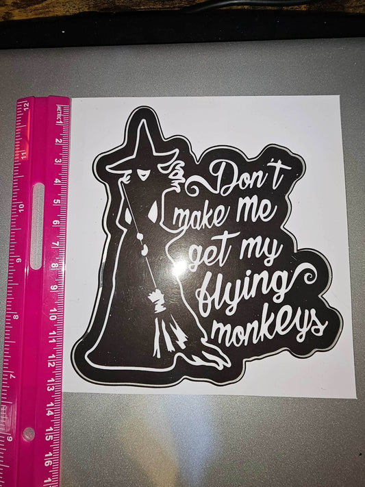 Sticker - Flying Monkeys - 