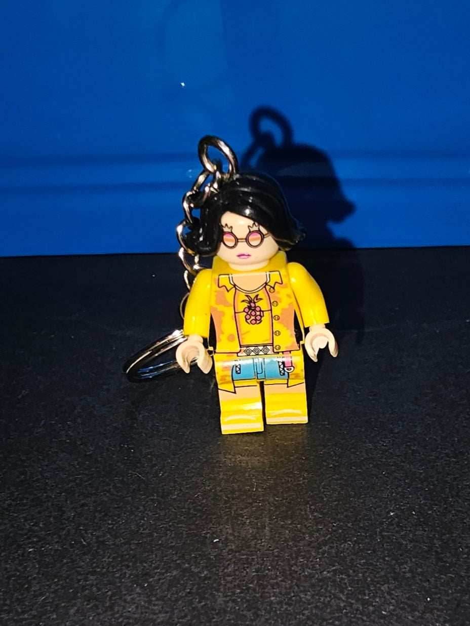 Lego keychain - Pineapple lady - 