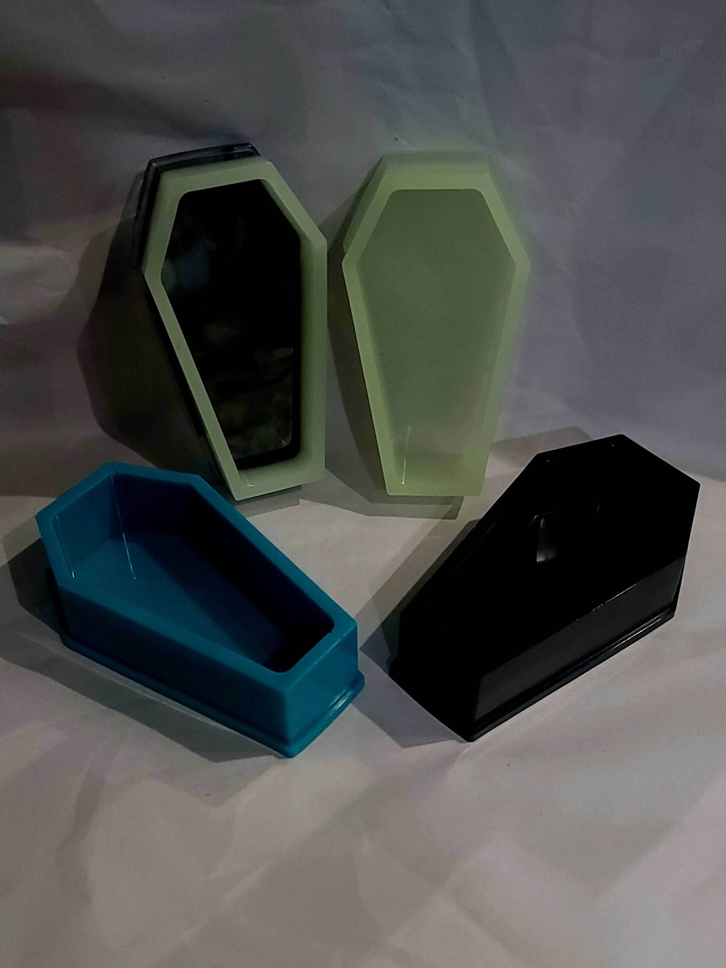 Handmade Mini Coffin Trinket Dish - Colors