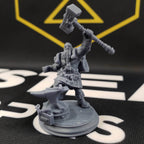 Lochren Ishtrak Hammerfist, Dwarven Blacksmith (Male Dwarf Barbarian) - 32mm Scale
