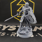Leopold the Undying (Cursed Male Human Paladin) - 32mm Scale