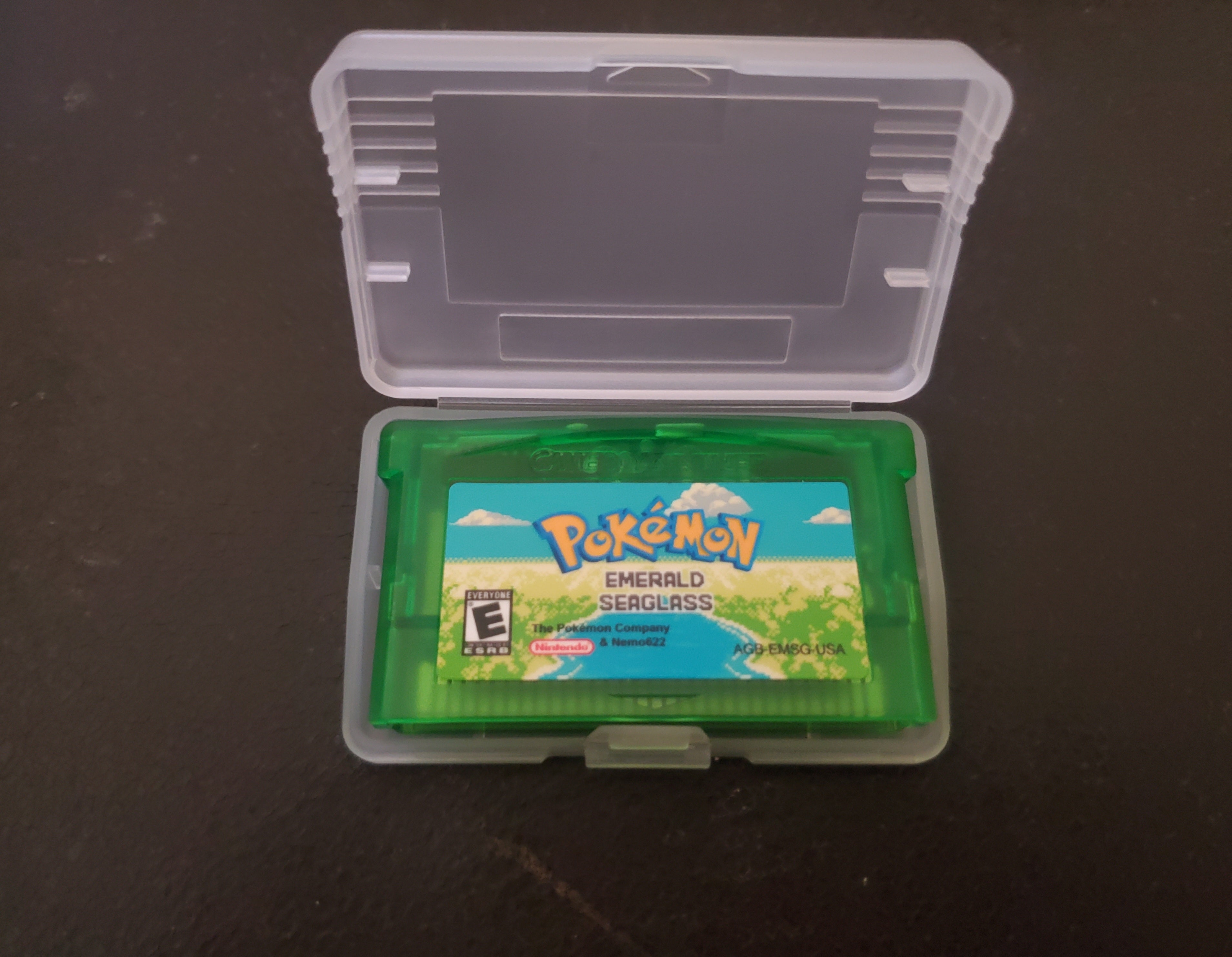Pokemon Emerald Seaglass GBA Pokemon ROM Hack Video Game Boy Advance