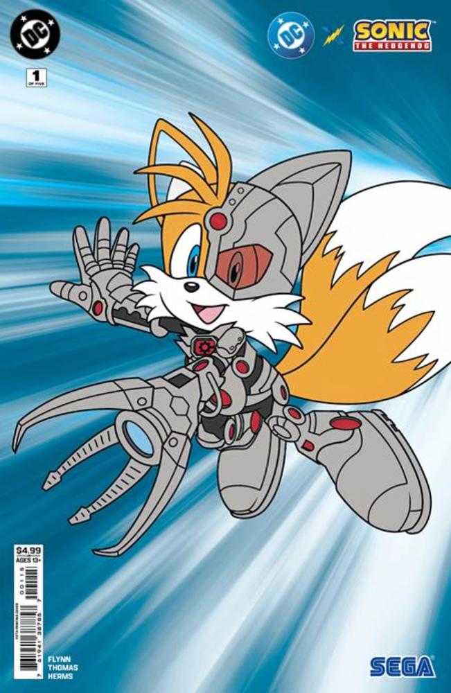 DC X Sonic The Hedgehog #1 (Of 5) 5th Print Cyborg Card Stock Cover