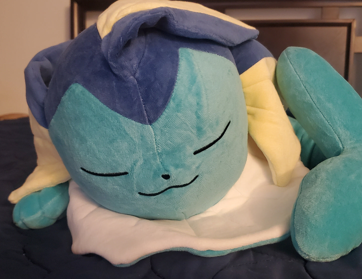 Pokemon Center Vaporeon Sleeper Plush Eeveelutions Plush Rare Authentic