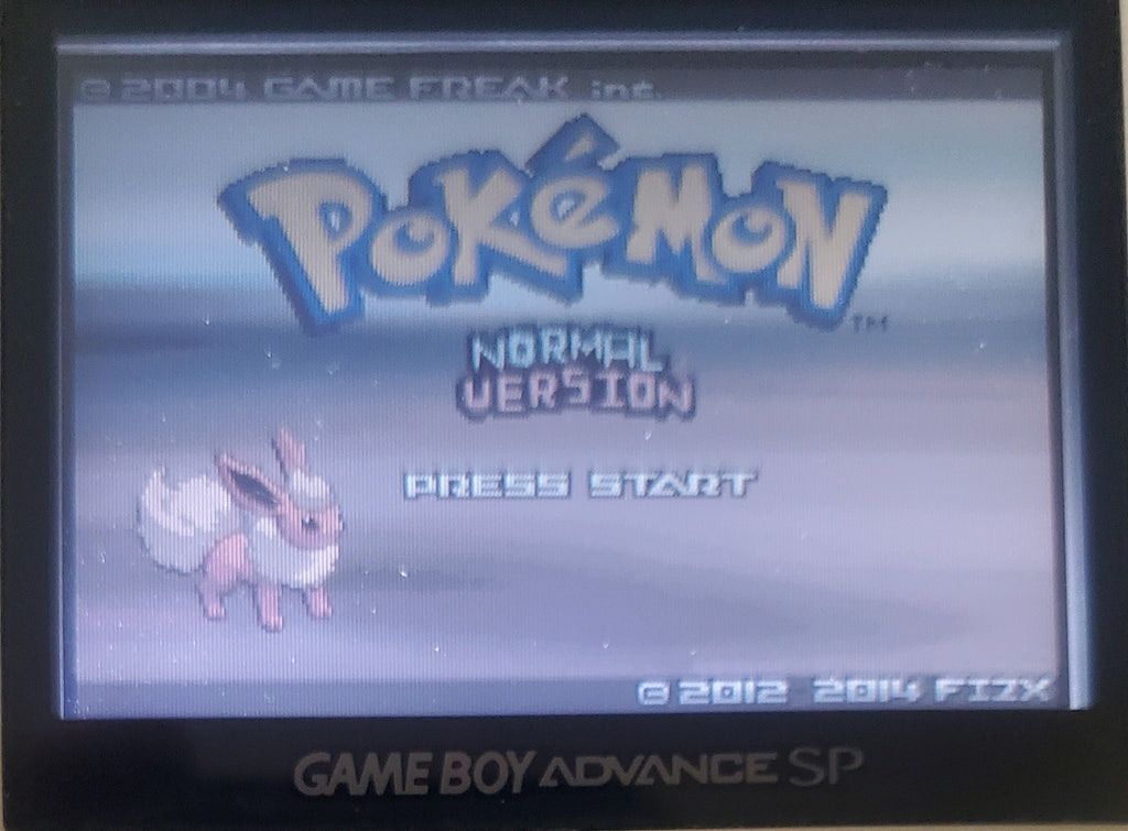 Pokemon Normal GBA ROM Hack Video Game Boy Advance