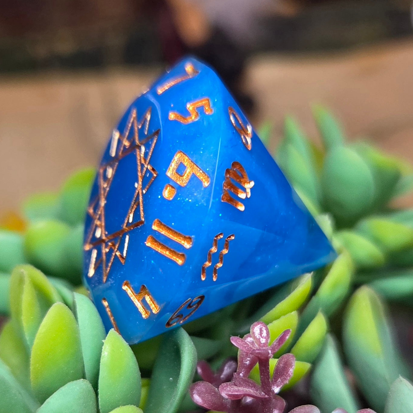 'Rainbow Diamonds' Zodiac D12 Gaming Dice