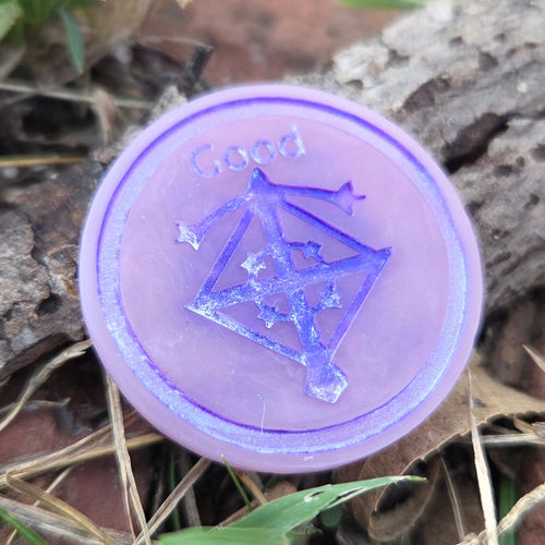 'Morality Coin' Individual Good vs Evil Handmade Resin D2 Gaming TTRPG Chance Flip