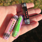 'Preserving History' Individual Historical Based Handmade Resin Shimmery Colorshifting Alternative Shaped D6 Gaming Dice