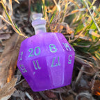 Individual Potion Bottle Alternative Shaped Functional TTRPG Handmade Resin D20 Gaming Dice