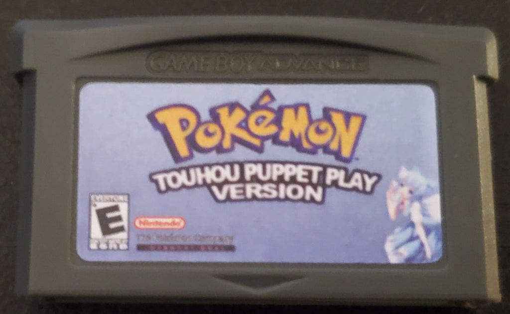 Pokemon Touhou Puppet Play GBA ROM Hack Video Game Boy Advance