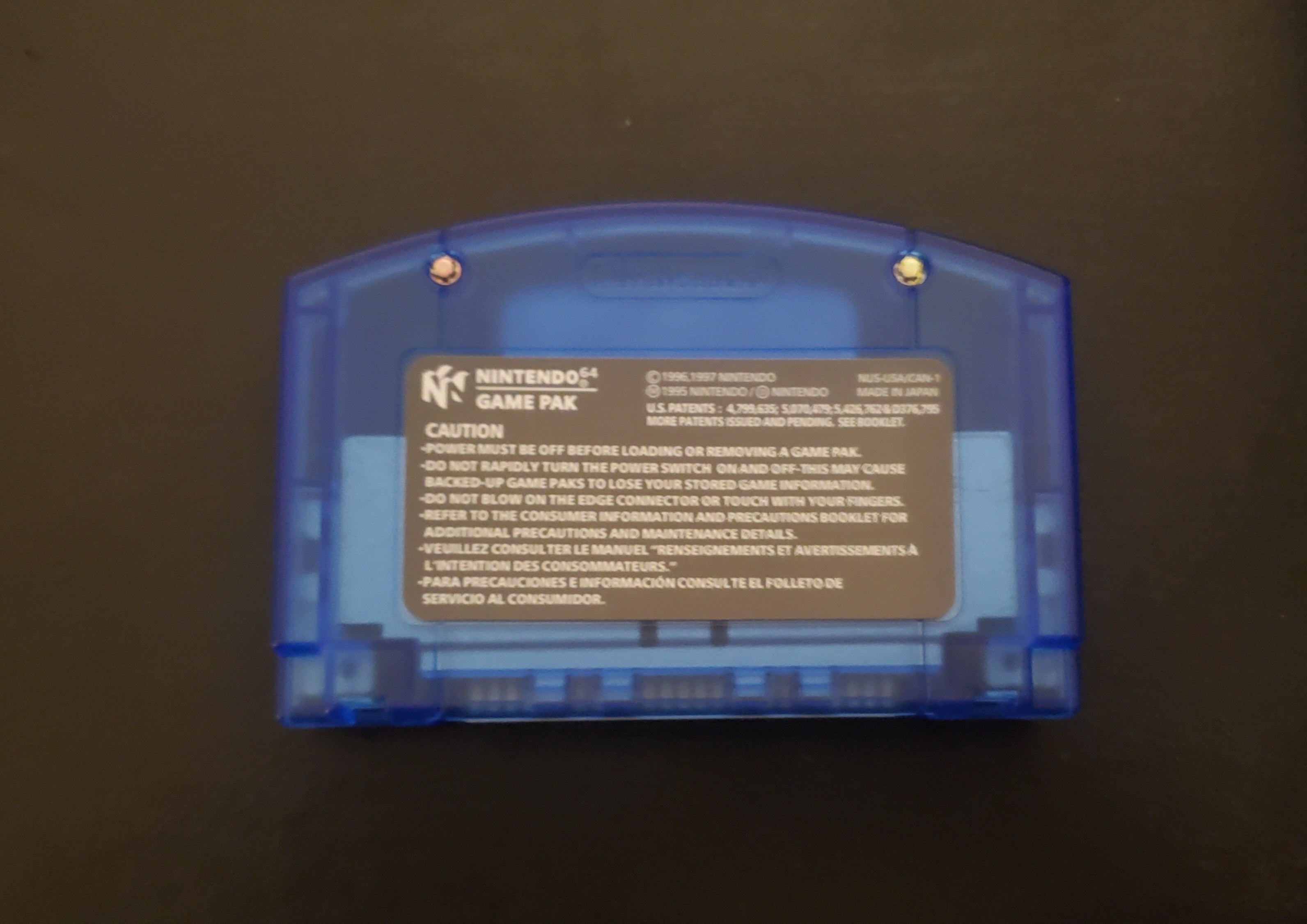 Pokemon Crystal N64 Nintendo 64 Video Game Cartridge ROM Hack