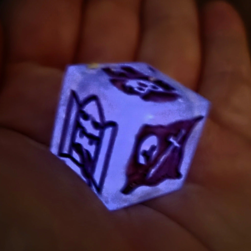 Dungeon Master DM Random Creature/Monster Encounter 20mm Oversized D6 TTRPG Gaming Dice