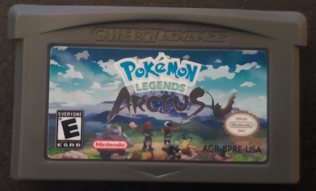 Pokemon Arceus Legends GBA ROM Hack Video Game Custom Gameboy Advance