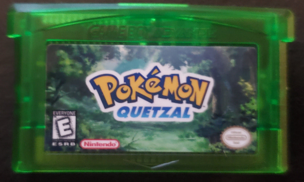 Pokemon Quetzal GBA ROM Hack Video Game Custom Gameboy Advance