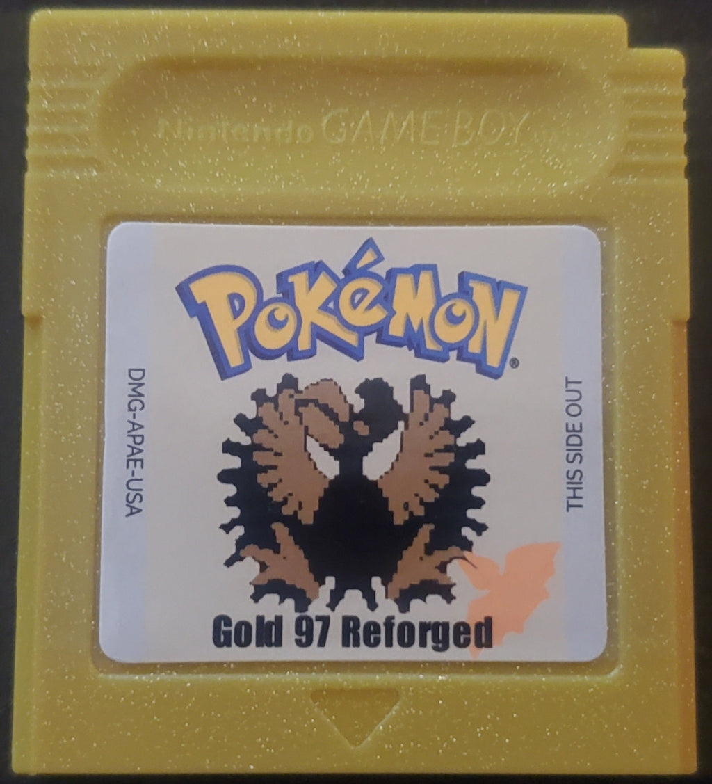 Pokemon Gold 97 Reforged GBC Video Game Gameboy Color ROM Hack