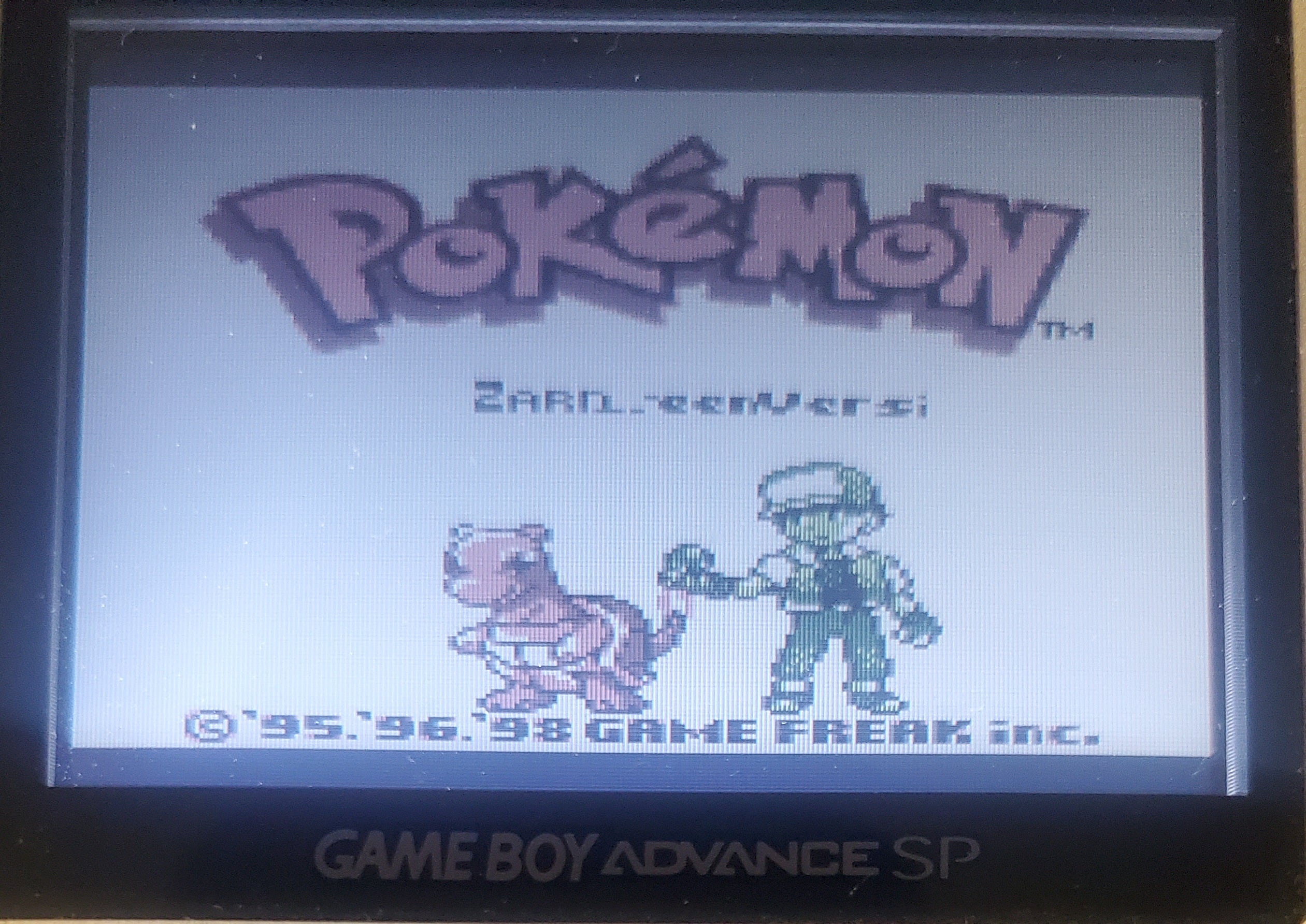Pokemon Zard Version GBC Video Game Gameboy Color ROM Hack