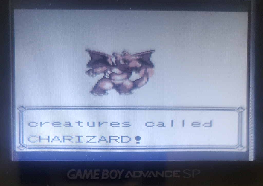 Pokemon Zard Version GBC Video Game Gameboy Color ROM Hack