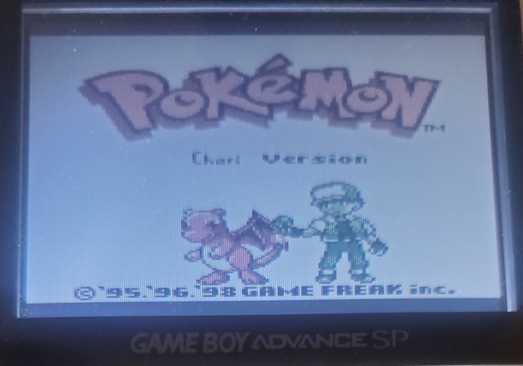 Pokemon Chari Version GBC Video Game Gameboy Color ROM Hack