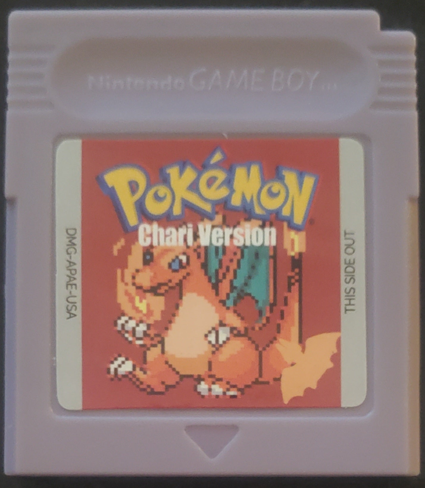 Pokemon Chari Version GBC Video Game Gameboy Color ROM Hack