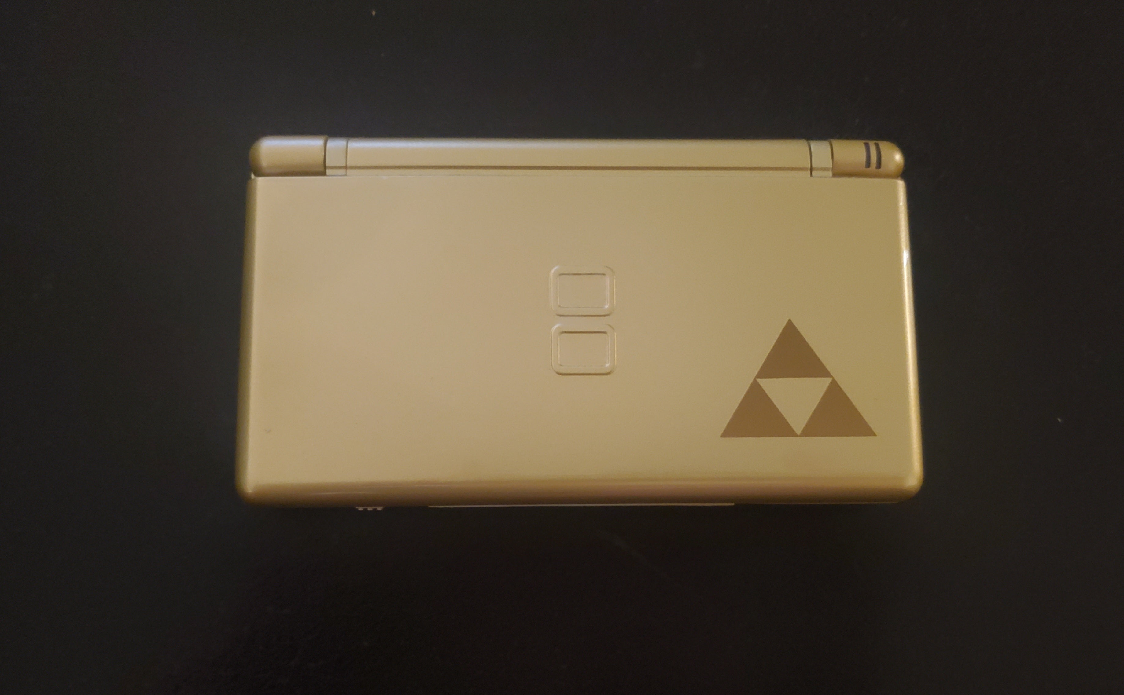 Nintendo DS Lite Console Zelda TriForce Gold NDS, DSL, DSi, and GBA