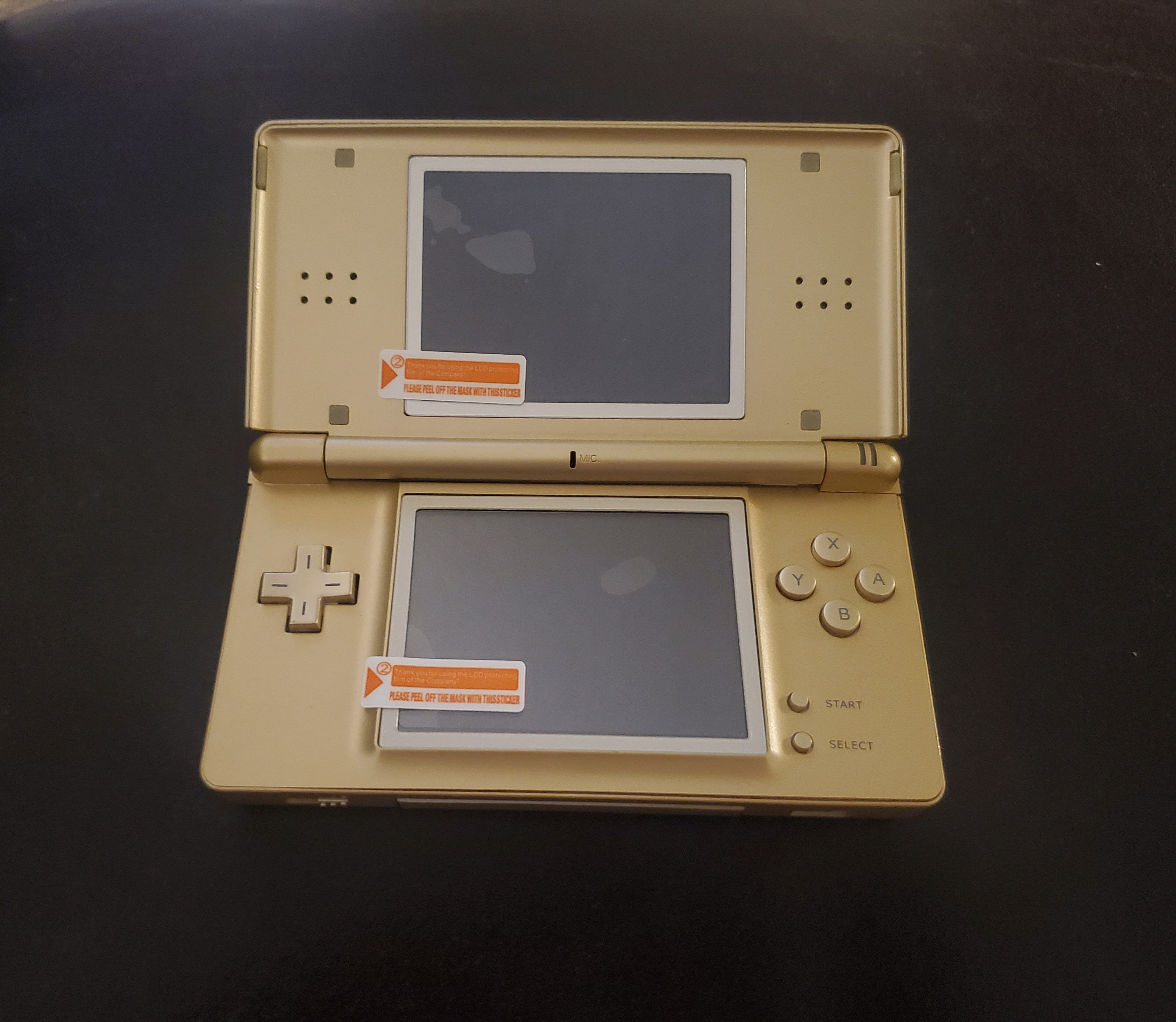 Nintendo DS Lite Console Zelda TriForce Gold NDS, DSL, DSi, and GBA