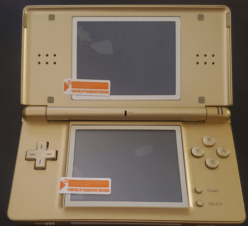Nintendo DS Lite Console Zelda TriForce Gold NDS, DSL, DSi, and GBA