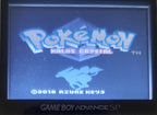 Pokemon Kalos Crystal GBC Video Game Gameboy Color ROM Hack