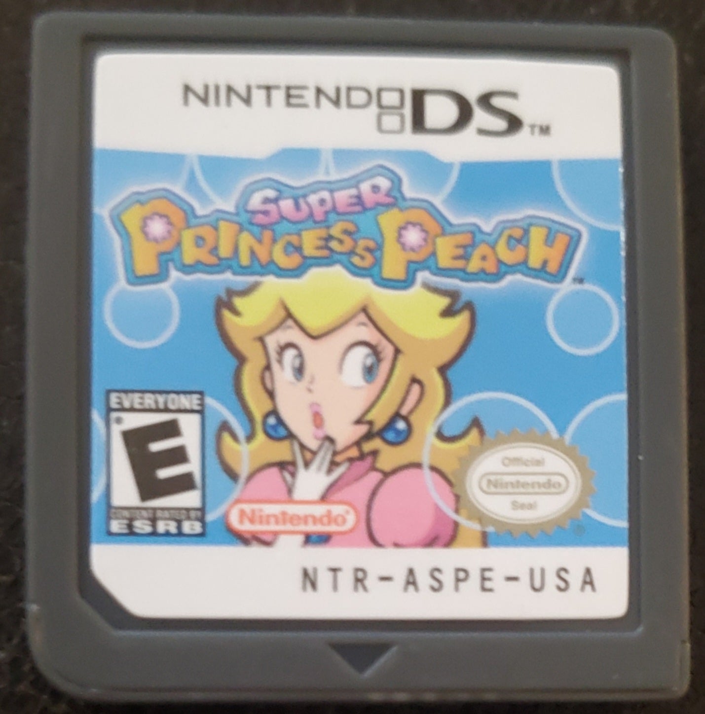 Super Princess Peach Video Game Cartridge Nintendo DS 2005