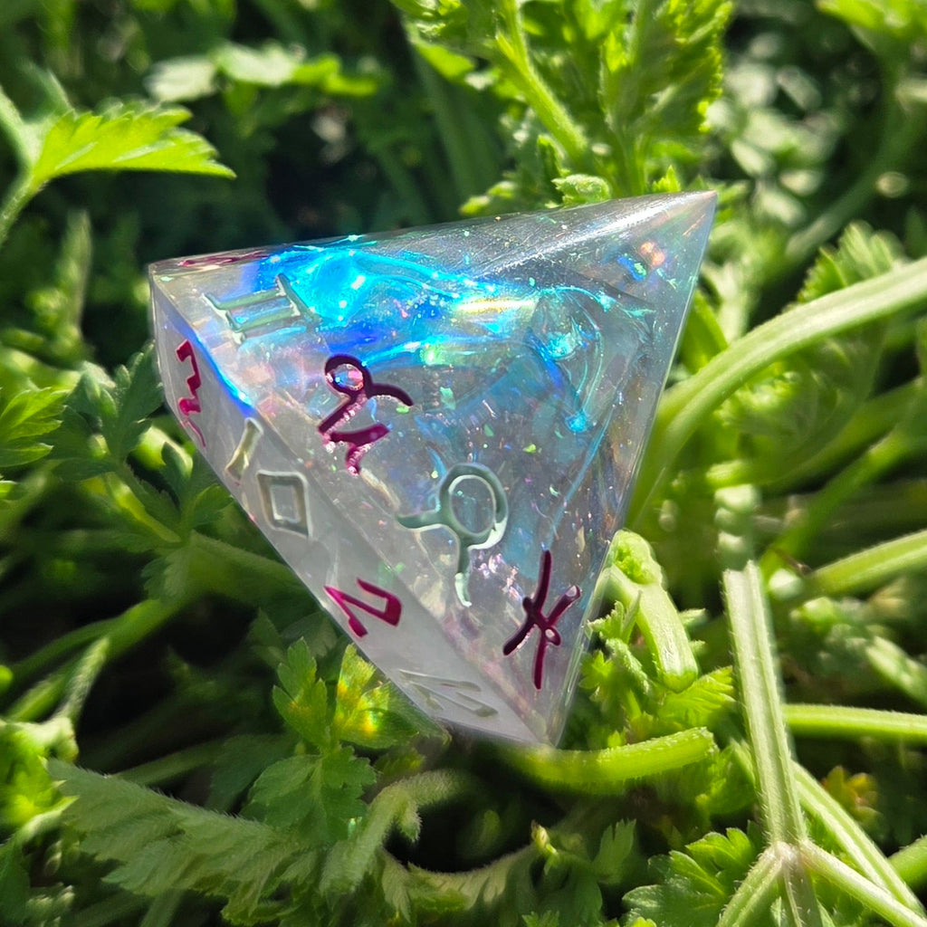 'Rainbow Diamonds' Zodiac D12 Gaming Dice