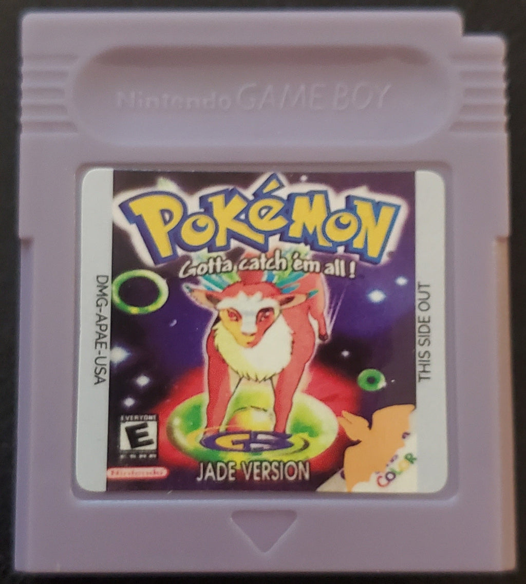 Pokemon Jade Version GBC Video Game Gameboy Color ROM Hack