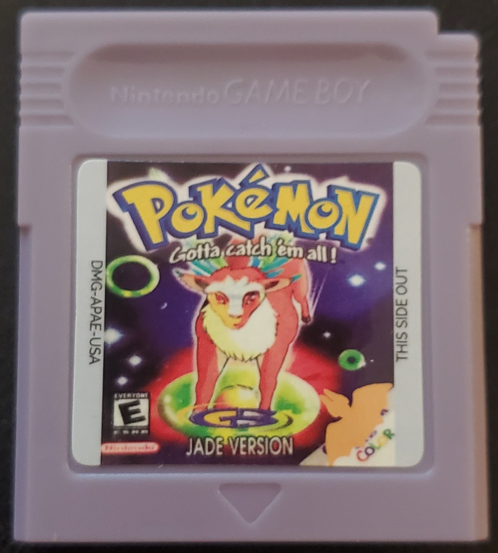Pokemon Jade Version GBC Video Game Gameboy Color ROM Hack