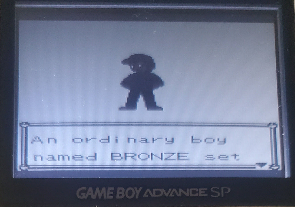 Pokemon Bronze 2 GBC Video Game Gameboy Color ROM Hack