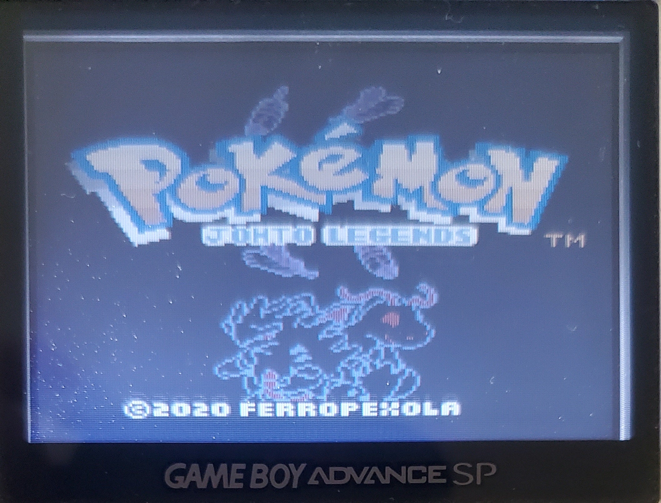 Pokemon Johto Legends GBC Video Game Gameboy Color ROM Hack