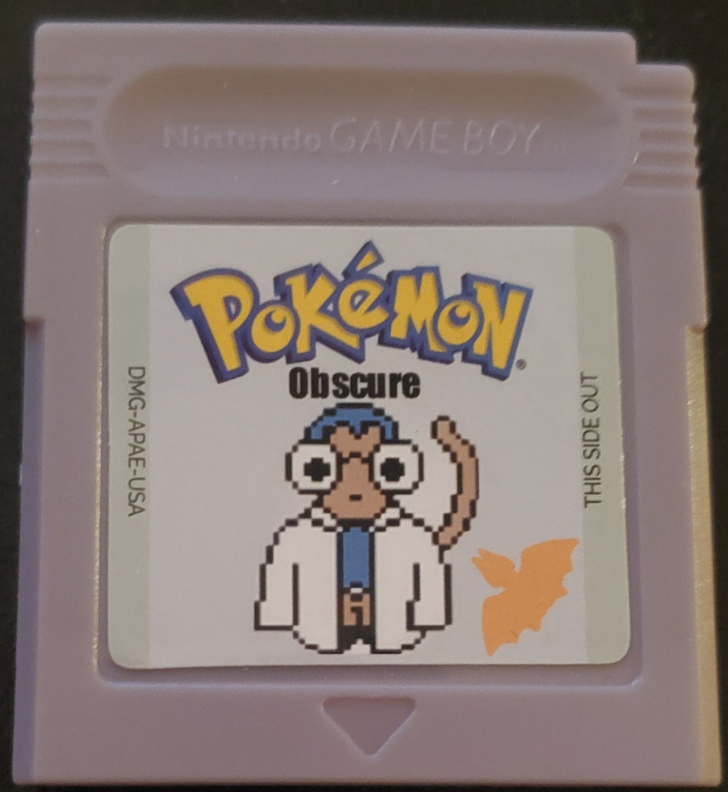 Pokemon Obscure GBC Video Game Gameboy Color ROM Hack