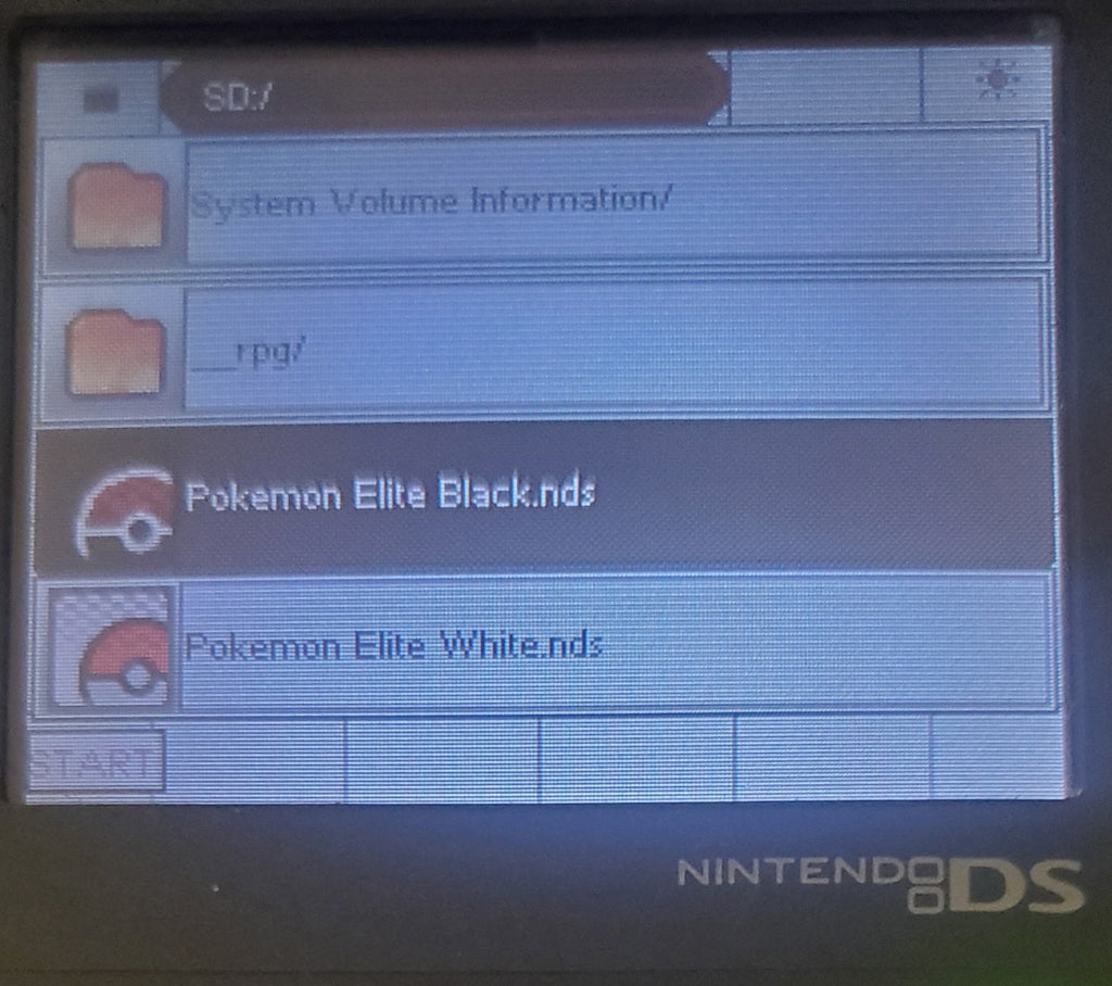 Pokemon Elite Black & White 1 NDS Video Game Nintendo DS with Box ROM Hack